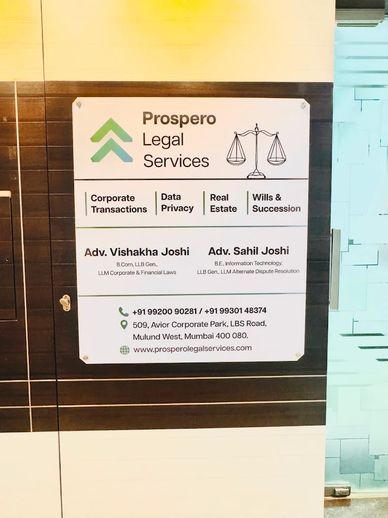 Prospero Legal Services signage
